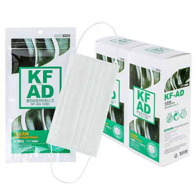 KF-AD마스크 클린 KF-AD 덴탈 마스크 100매 비말차단 식약처허가 대형, 100개입, 1개