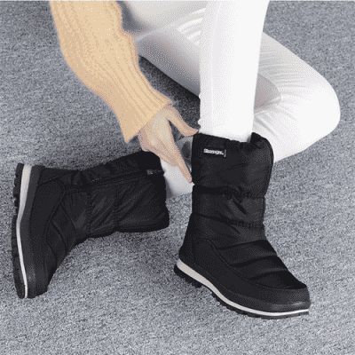 패딩신발 슬레진저 여성 겨울 털 패딩 방한 부츠 신발 SL-W8146