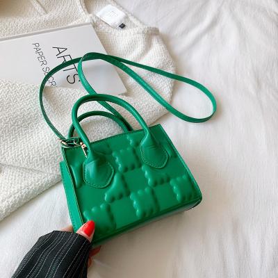 녹색가방 소리달 여성용 렌리 쿠키 디자인 쇼퍼백