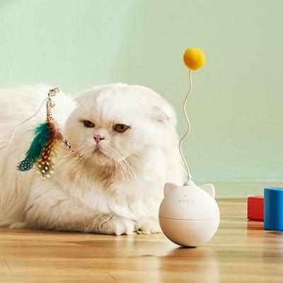 고양이선물 냥품멍품 냥냥펀치 토이볼 고양이 장난감, 혼합색상, 1세트