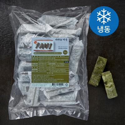 마약떡 [로켓프레시] 바라는마을 발아현미 쑥인절미 (냉동), 1kg, 1개