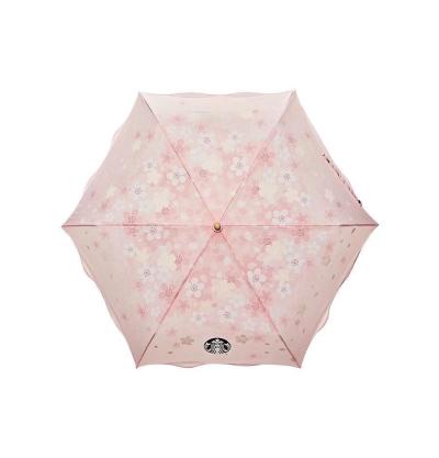 스타벅스우산 스타벅스우산 스벅우산 3단우산 제주 수국 벚꽃