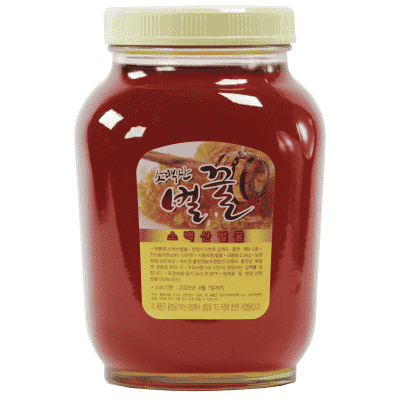 꿀 [ 풍기홍삼마을] 소백산 사양 잡화꿀 2.4kg, 2k400g, 1개