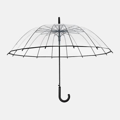 투명우산 포유렐라 튼튼한 16k 투명 비닐 자동 장우산 고급 대형 큰우산
